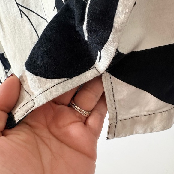 Cecilia Pettersson for Anthropologie Flannel Button-Down Pajama Top Size Small - Picture 7 of 13